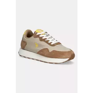 U.S. Polo Assn. sneakers ALEXIS004M/5NS1 barbati, culoarea bej, ALEXIS imagine