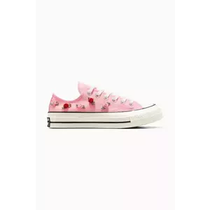 Converse tenisi Chuck 70 Valentine's Day culoarea roz, A13649C imagine