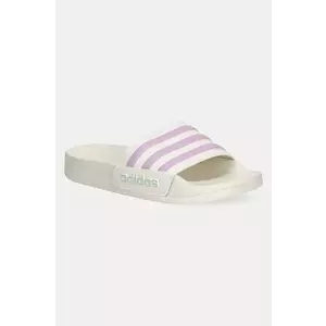 adidas slapi copii ADILETTE SHOWER culoarea bej, JP5784 imagine