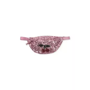 Konges Sløjd borseta copii SEQUIN BUMBAG culoarea roz, KS102391 imagine