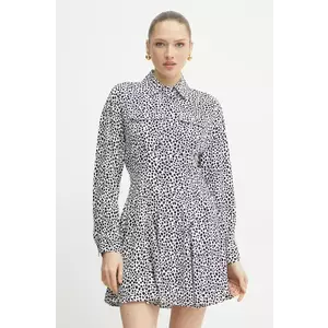 MICHAEL Michael Kors rochie culoarea alb, mini, evazati, MR582QWGS6 imagine