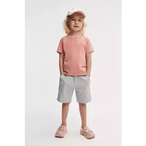 Liewood pantaloni scurți din bumbac pentru copii Barrett Stripe Shorts culoarea verde, modelator, LW19926 imagine