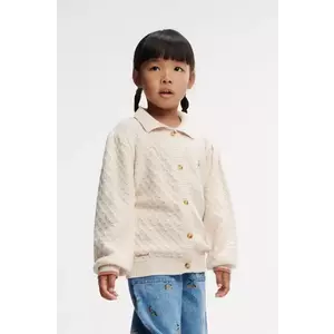 Liewood cardigan din bumbac pentru copii Jane Knit Cardigan culoarea bej, LW19948 imagine