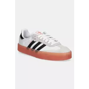 adidas Originals sneakers din piele Sambae femei, culoarea alb, JI3072 imagine