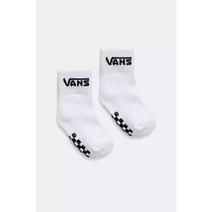 Vans sosete copii DROP V CLASSIC SOCK 2-pack culoarea alb, VN0A7PTCWHT1 imagine