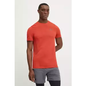 Under Armour tricou de antrenament Vanish Seamless culoarea portocaliu, neted, 1382801 imagine