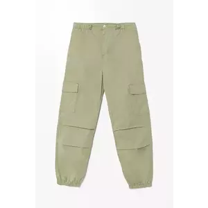 United Colors of Benetton pantaloni copii culoarea verde, neted, 4L2VCF046 imagine