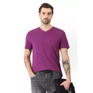 Medicine tricou barbati, culoarea violet, neted imagine