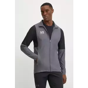 Under Armour hanorac de antrenament Challenger culoarea gri, modelator, 1379494 imagine