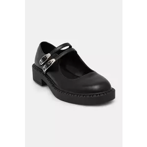 Koi Footwear pantof Vagar Safety Pin Tale Mary Janes femei, culoarea negru, cu platforma, SWA-22 imagine