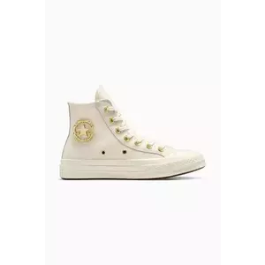 Converse tenisi Chuck 70 culoarea alb, A12555C imagine