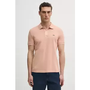 Lacoste polo de bumbac culoarea alb, neted, PH4012 imagine