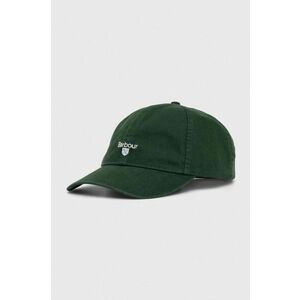 Barbour șapcă de baseball din bumbac Sports Caps culoarea verde, cu imprimeu, MHA0274 imagine