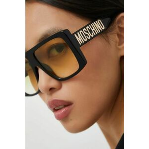 Moschino ochelari de soare femei, culoarea negru imagine