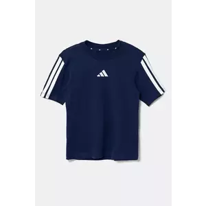 adidas tricou de bumbac pentru copii culoarea albastru marin, modelator, JD6490 imagine