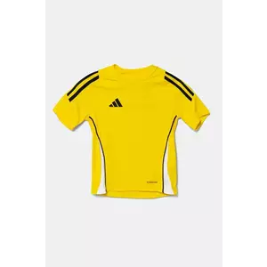 adidas Performance tricou copii culoarea galben, modelator, IS1027 imagine