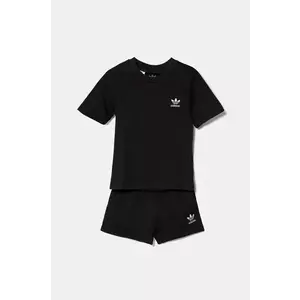 adidas Originals set de bumbac pentru copii culoarea negru, JI5842 imagine