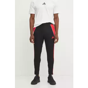 adidas Performance pantaloni de antrenament Tiro 24 culoarea negru, cu imprimeu, JP2489 imagine