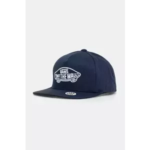 Vans șapcă din bumbac pentru copii Classic Vans Snapback culoarea albastru marin, cu imprimeu, VN000J4VLKZ1 imagine