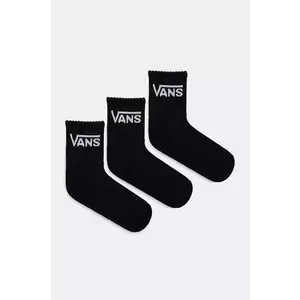 Vans sosete CLASSIC CREW 3-pack culoarea negru, VN000GNKBLK1 imagine