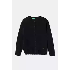 United Colors of Benetton cardigan din bumbac pentru copii culoarea albastru marin, light, 1098C500R imagine