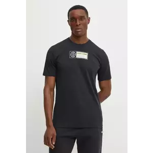 Under Armour tricou barbati, culoarea negru, cu imprimeu imagine