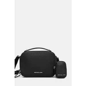 Michael Kors borseta de piele culoarea negru, 33R5LHDM5L imagine