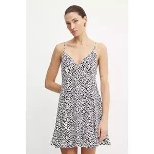 MICHAEL Michael Kors rochie culoarea alb, mini, evazati, MR582QZGS6 imagine