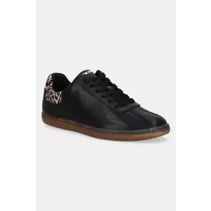 Dkny sneakers din piele Seacliff femei, culoarea negru, K1567385 imagine