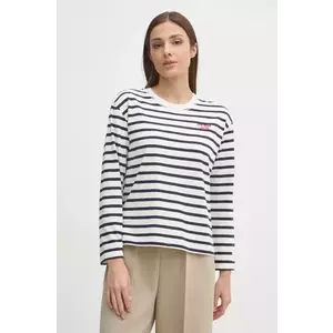 Pepe Jeans longsleeve din bumbac RIO culoarea albastru marin, PL506018 imagine