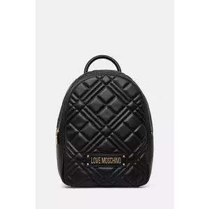 Love Moschino rucsac femei, culoarea negru, mic, neted, JC4154PP1 imagine