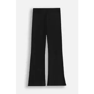 Coccodrillo leggins copii culoarea negru, neted, EVERYDAY GIRL imagine