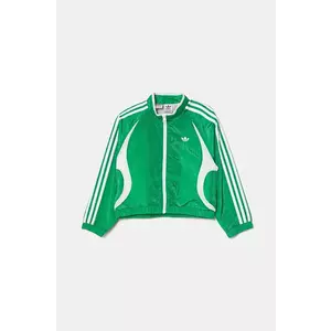 adidas Originals geaca copii culoarea verde, JC9110 imagine