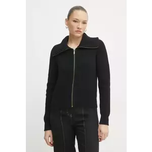 MICHAEL Michael Kors cardigan femei, culoarea negru, călduros, MR5612VGW0 imagine