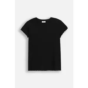 Coccodrillo tricou copii culoarea negru, EVERYDAY GIRL imagine