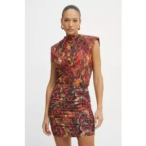 Just Cavalli rochie culoarea portocaliu, mini, mulata, 78PAOE01 CJ110 imagine