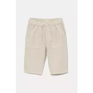 United Colors of Benetton pantaloni bebe culoarea bej, melanj, 41AQAF01F imagine