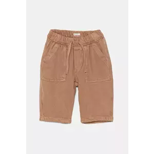 United Colors of Benetton pantaloni bebe culoarea maro, melanj, 41AQAF01F imagine