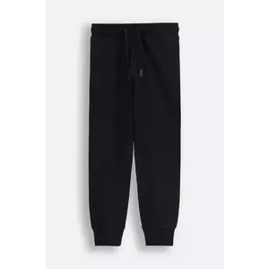 Coccodrillo pantaloni de trening pentru copii culoarea albastru marin, neted, EVERYDAY BOY imagine