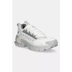 Caterpillar sneakers din piele INTRUDER MET barbati, culoarea alb, P726243 imagine