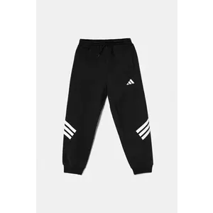 adidas pantaloni de trening pentru copii culoarea negru, cu imprimeu, JD1298 imagine