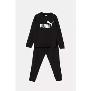 Puma trening copii ESS No.1 Logo Crew Sweat Suit TR culoarea negru, 686296 imagine