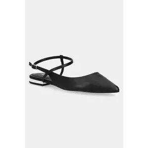 Aldo balerini de piele SARINE culoarea negru, cu toc deschis, 13727786 imagine