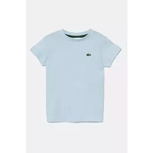 Lacoste tricou de bumbac pentru copii neted imagine