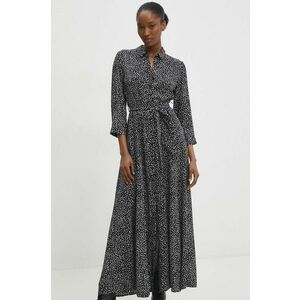 Answear Lab rochie culoarea negru, maxi, evazati imagine