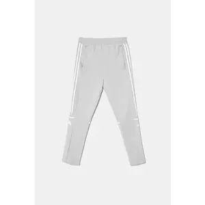 adidas Performance pantaloni de trening pentru copii culoarea gri, modelator, JD4823 imagine