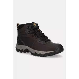 Columbia pantofi Newton Ridge Plus Waterproof barbati, culoarea maro, 1594731 imagine