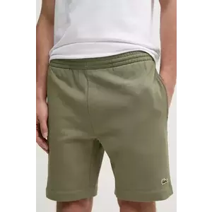 Lacoste pantaloni scurti barbati, culoarea verde imagine