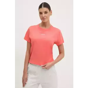 Dkny tricou din bumbac femei, culoarea portocaliu, DP5T9994 imagine