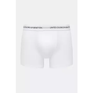 United Colors of Benetton boxeri barbati, culoarea alb imagine